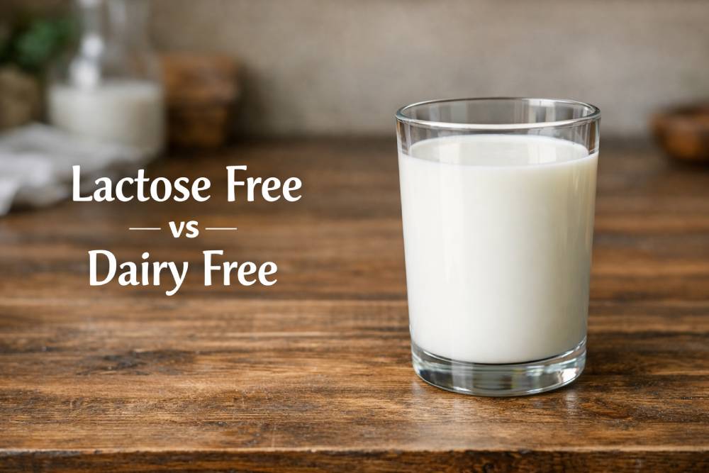 is lactose free the same as dairy free