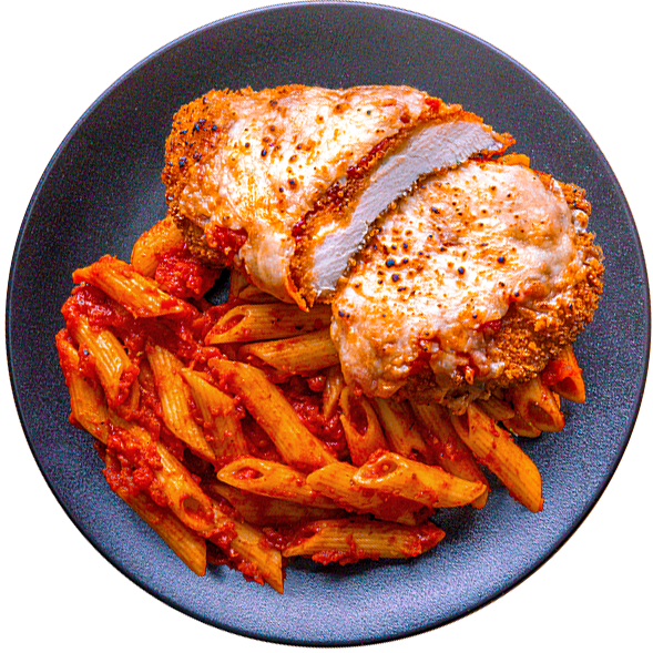 07 - Pollo a la Parmesana al Horno con Pasta Penne