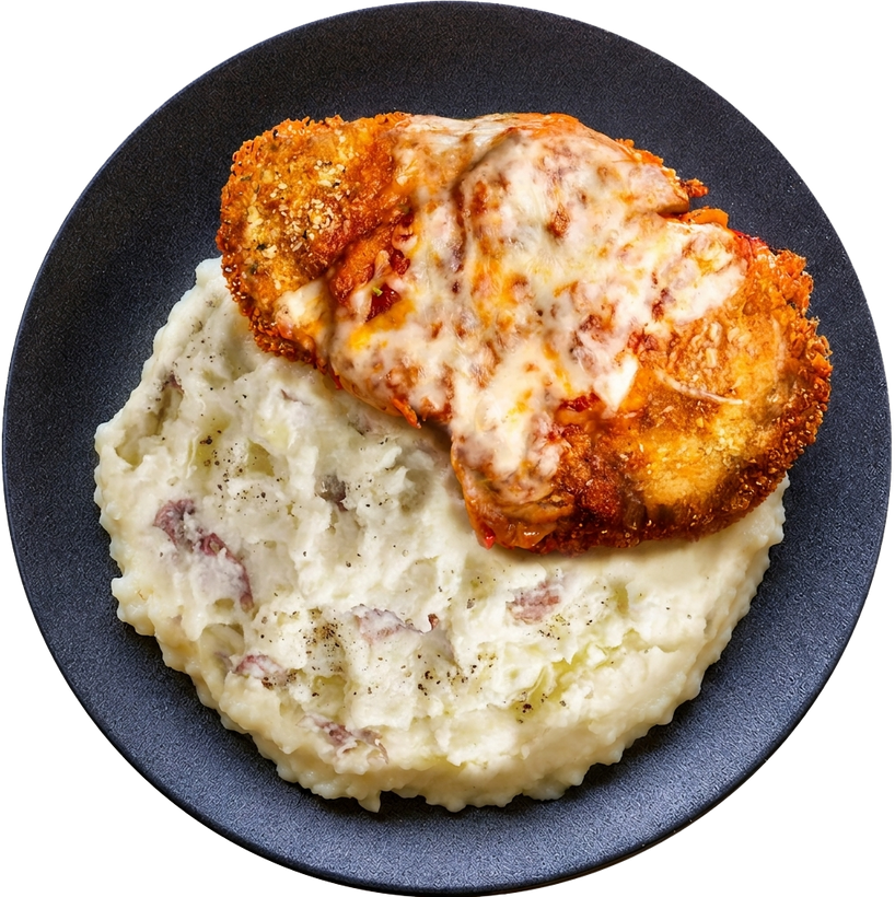 07 - Gluten-Free Chicken Parmigiana with Creamy Yukon Mash (GF)