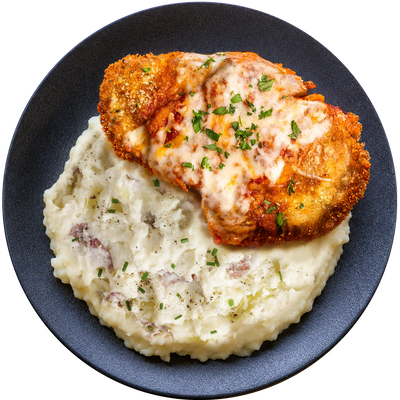 07 - Gluten-Free Chicken Parmigiana with Creamy Garlic Yukon Mash (GF)