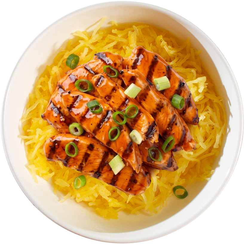 21 - Buffalo Chicken Power Bowl with Roasted Spaghetti Squash (GF)