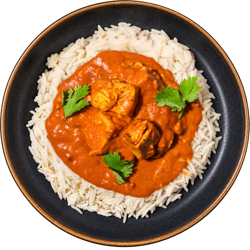 11 - Pollo Tikka Masala con Arroz Basmati (GF)