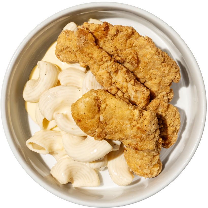 43 - Homestyle Chicken Tenders with Creamy Cheesy Mac