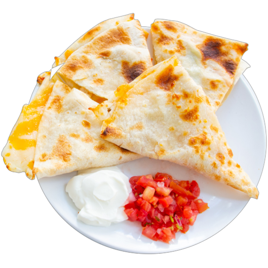 06 - Chicken Quesadillas with Pico De Gallo and Sour Cream