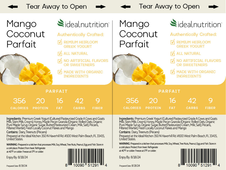 Mango Coconut Parfait