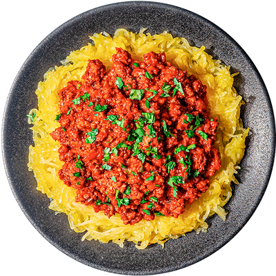 24 - Keto Beef Bolognese with Roasted Spaghetti Squash (GF)