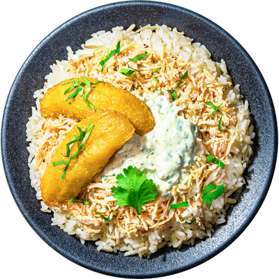 05 - Cilantro Garlic Chicken with Sweet Plantains and Brown Rice (GF)