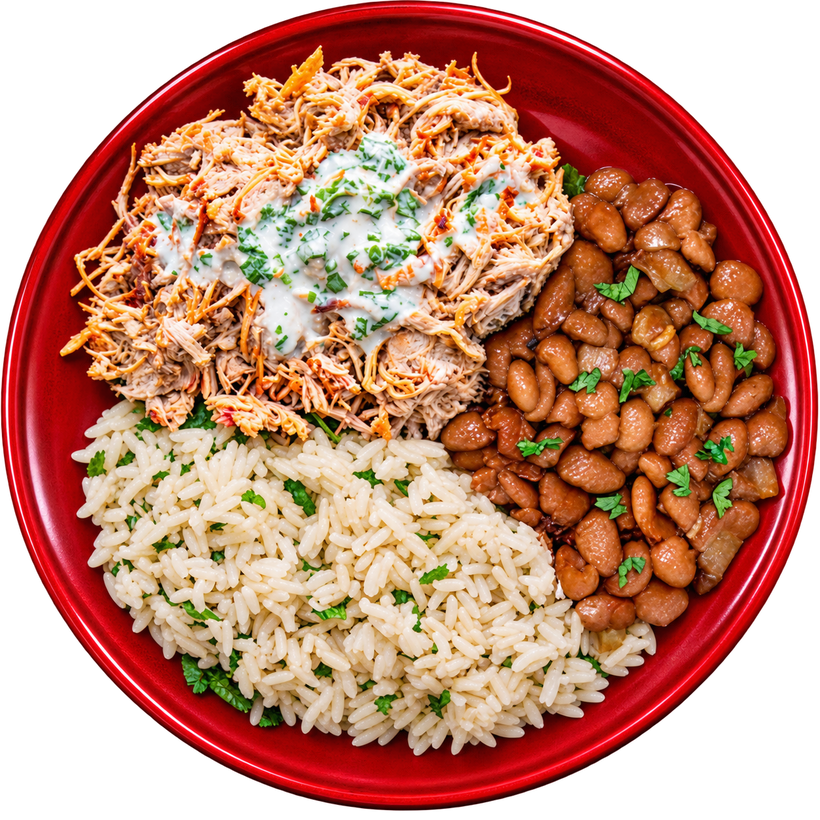 14 - Mojo Pulled Pork with Garlic Cream Sauce (GF)