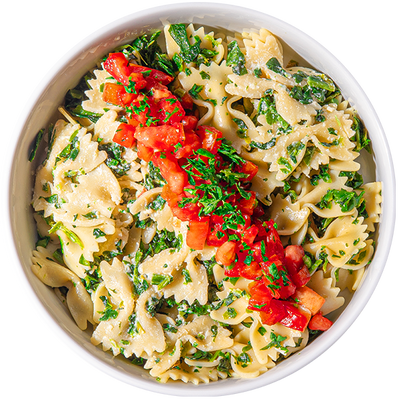 26 - Vegetarian Lemon Ricotta Farfalle with Spinach