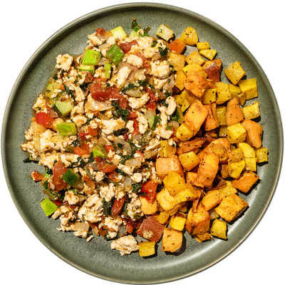 18 - Pollo Mediterráneo Paleo con Verduras de Cosecha (GF)