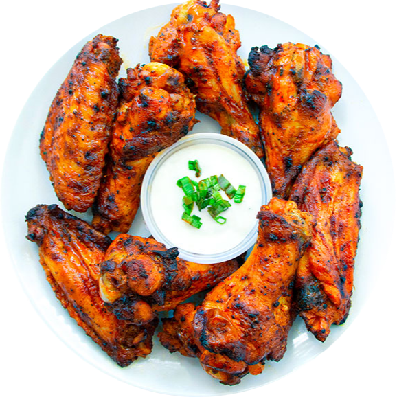 26 - Keto Herb-Rubbed Chicken Wings with Blue Cheese (GF)