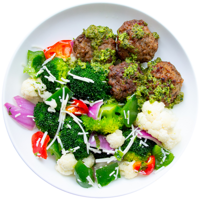 17 - Paleo Chimichurri Lean Beef Meatballs