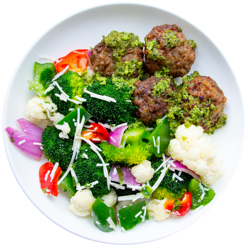 17 - Paleo Chimichurri Lean Beef Meatballs