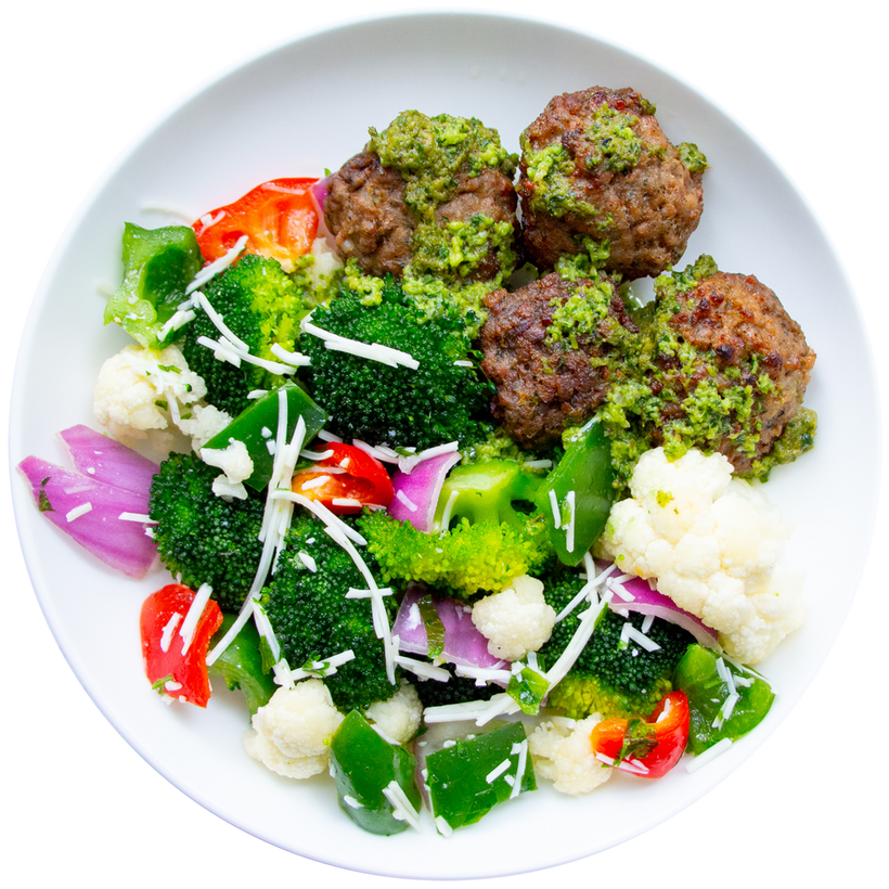 17 - Paleo Chimichurri Lean Beef Meatballs