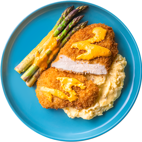 05 - Romano Crusted Chicken with Mashed Potatoes